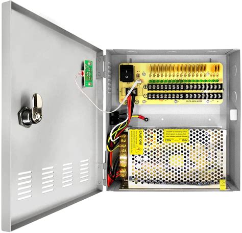 hdview cctv distributed power supply box for security camera|cctv power supply box.